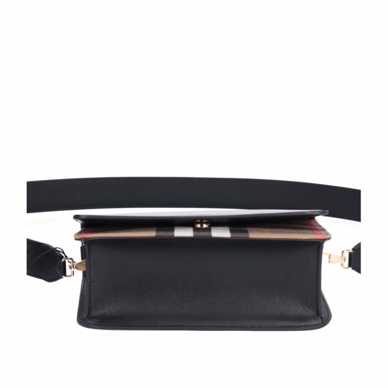 Burberry 女士 格紋翻蓋單肩包均碼碼常規、24cm*5cm*15cm-3