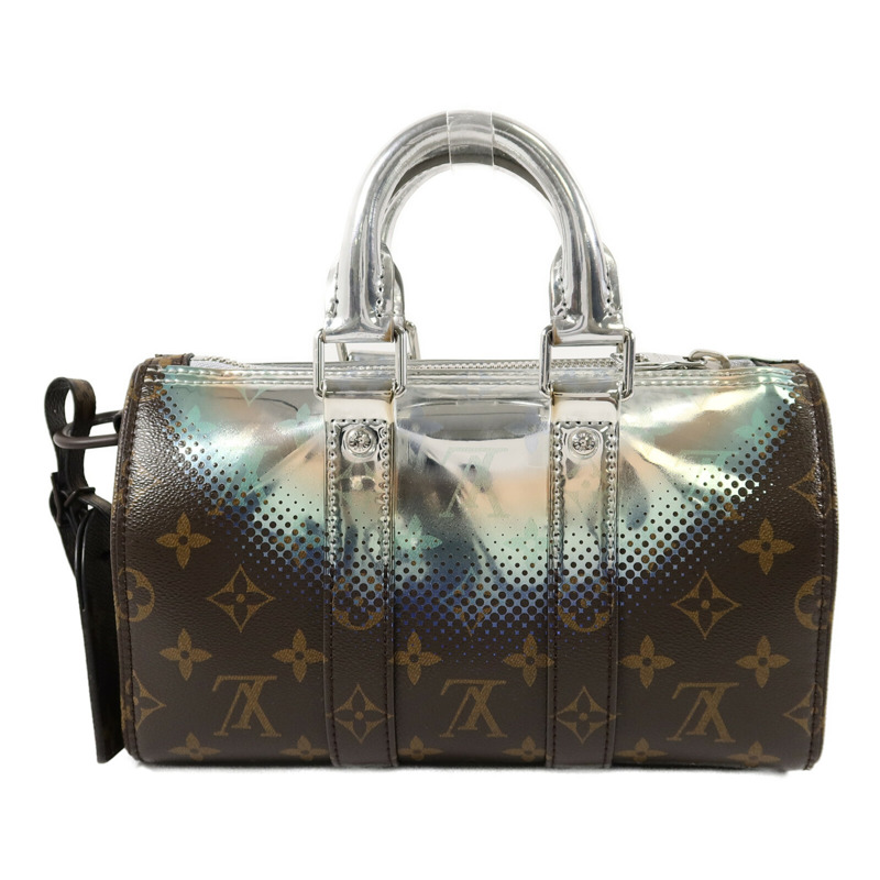 LOUIS VUITTON Monogram Metallic Nebula Keepall Bandouliere 25 手挽肩背兩用袋-1
