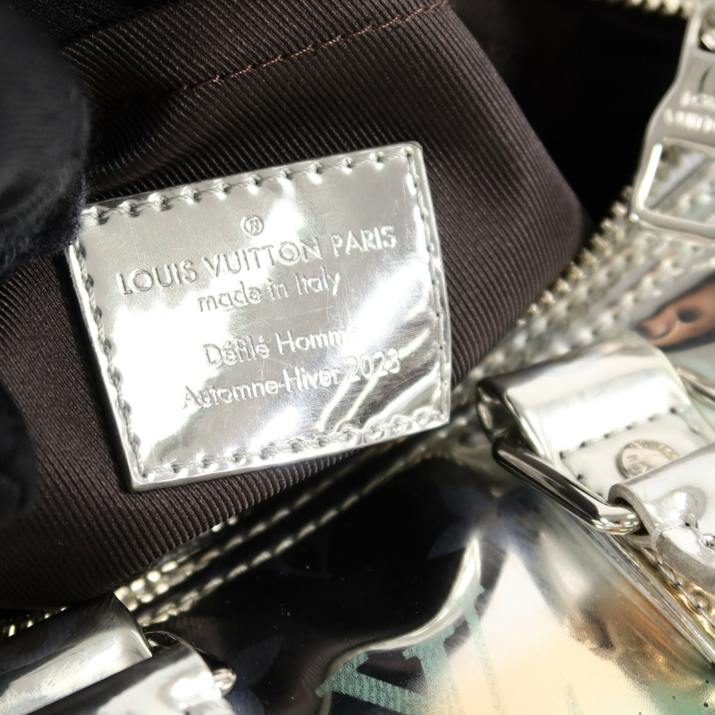 LOUIS VUITTON Monogram Metallic Nebula Keepall Bandouliere 25 手挽肩背兩用袋-6