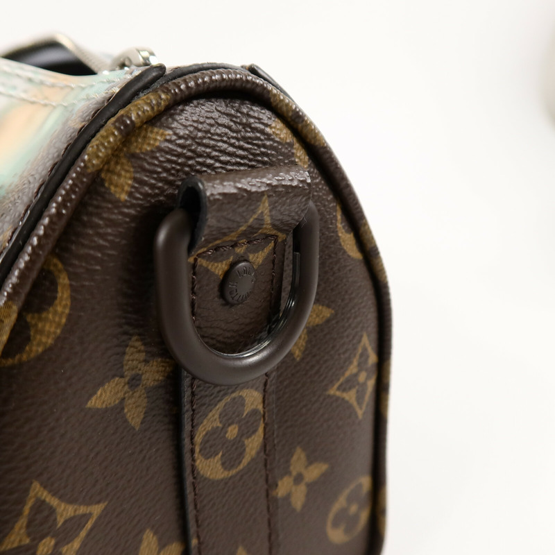 LOUIS VUITTON Monogram Metallic Nebula Keepall Bandouliere 25 手挽肩背兩用袋-7