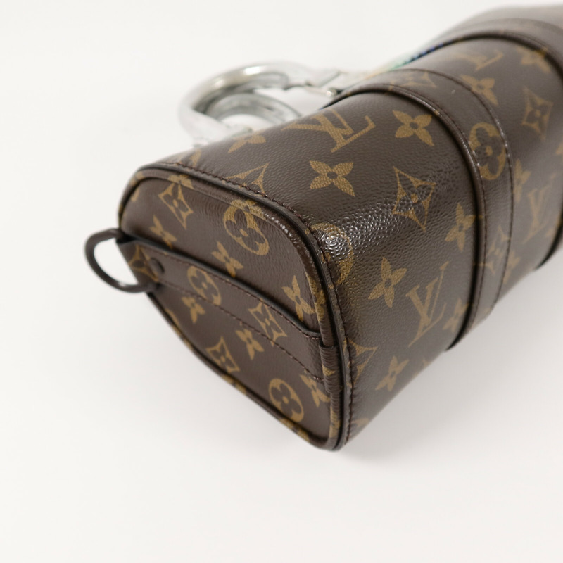 LOUIS VUITTON Monogram Metallic Nebula Keepall Bandouliere 25 手挽肩背兩用袋-11