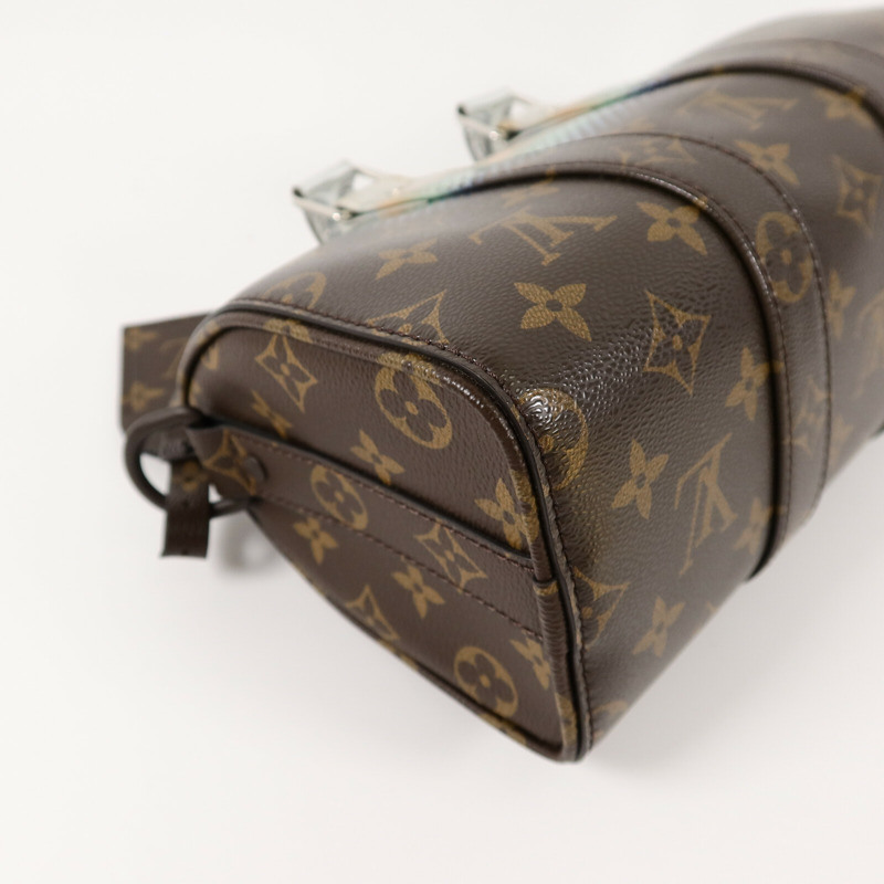 LOUIS VUITTON Monogram Metallic Nebula Keepall Bandouliere 25 手挽肩背兩用袋-13