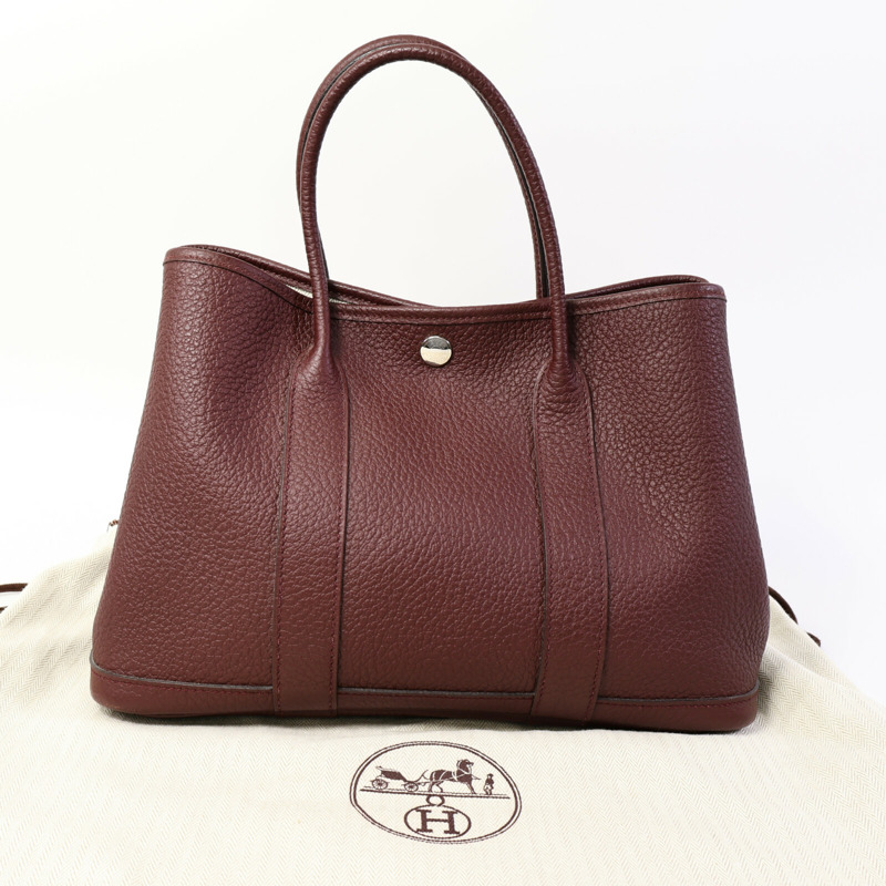 HERMES Negonda皮革Garden Party TPM手挽袋-9