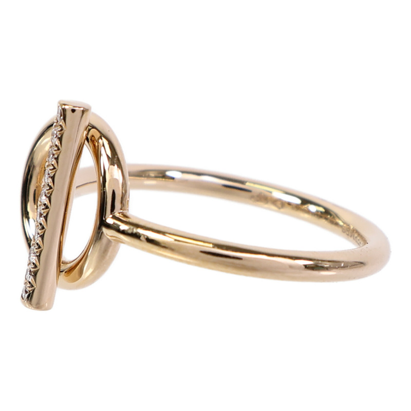 HERMES 18K玫瑰金Echappee Ring鑽石戒指-2