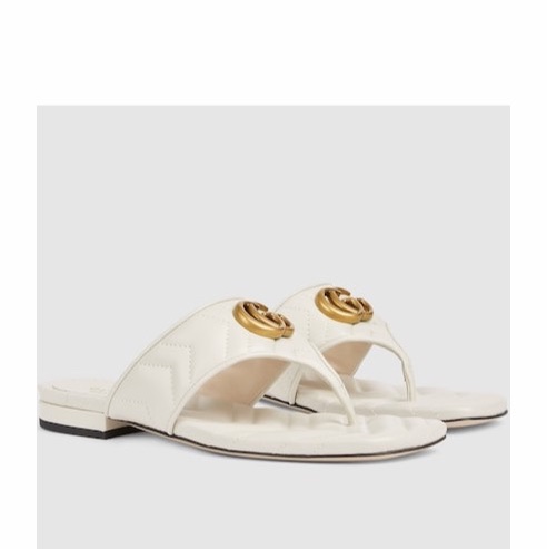 Gucci 女士 雙G夾趾涼鞋36 36.5 37 37.5 38 38.5碼-3