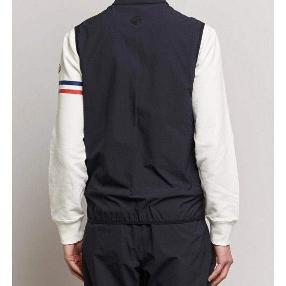 💎Han's house精品服飾💎Moncler Beemin 消光 羽絨 拼接 彈性尼龍 背心 可水洗 黑牌 現貨 L-4