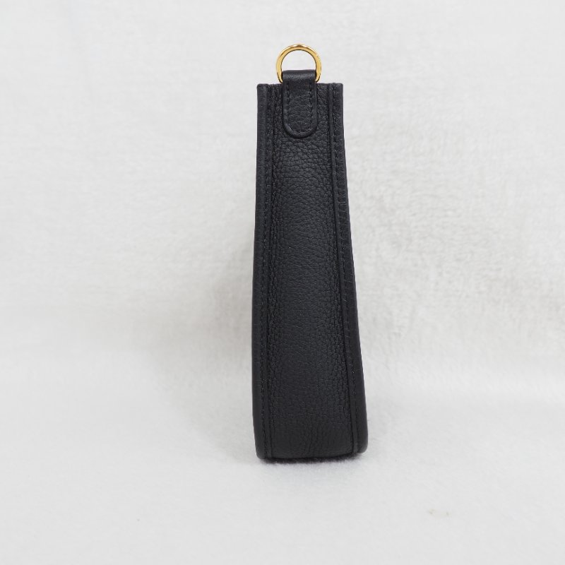 Hermes Mini Evelyne 19 愛馬仕伊芙琳TPM小號黑色金扣編織帶 Y刻-2