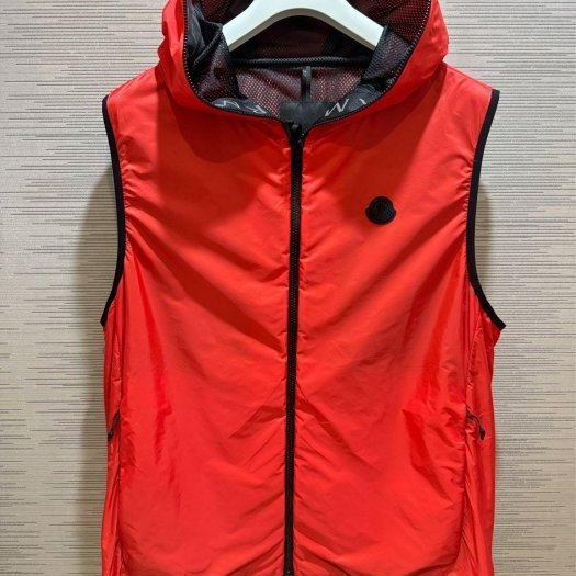 💎Han's house精品服飾💎moncler Pakito 反光 串標 字 防水 尼龍 背心 連帽 風衣 現貨5原價26200-6