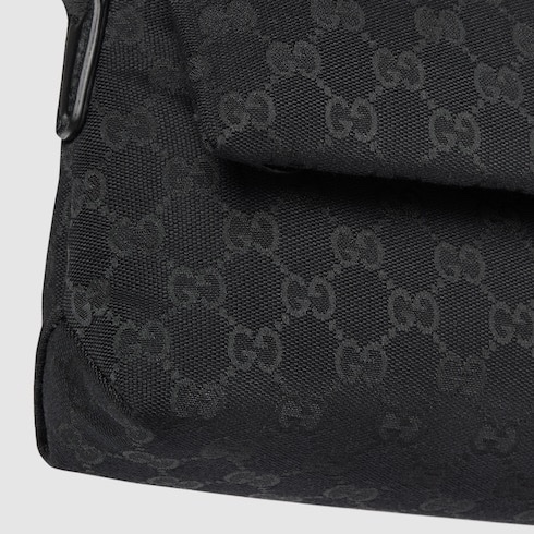Gucci 男女同款 飾織帶小號GG斜挎包均碼碼小號、19cm*7cm*15cm-7