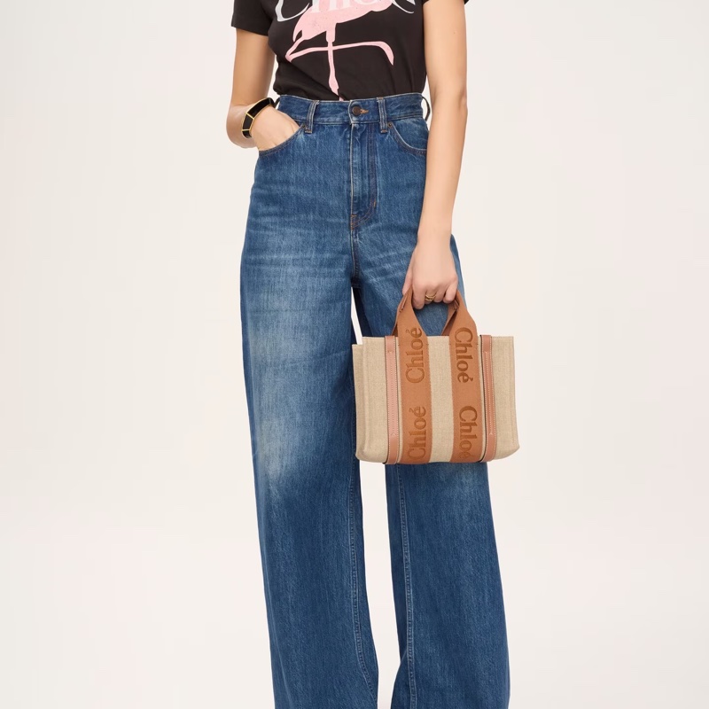 Chloe 女士 小號 Woody 單肩包均碼碼26.5cm*8cm*20cm-5