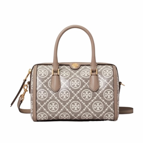 Tory Burch 女士 T 字母圖案塗層提花單肩包均碼碼18.5cm*11.5cm*12cm