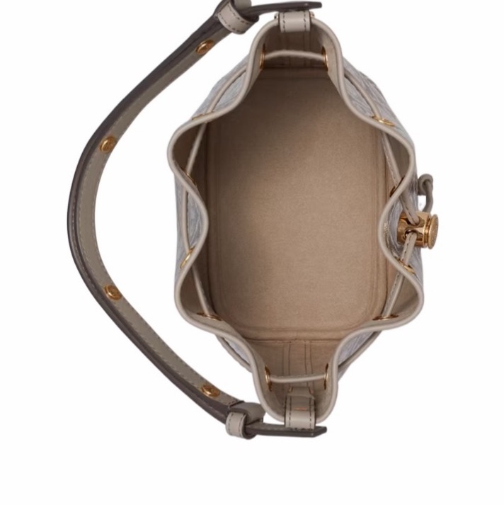 Tory Burch 女士 圖案塗層提花水桶包均碼碼17.9cm*11.7cm*21.2cm-3