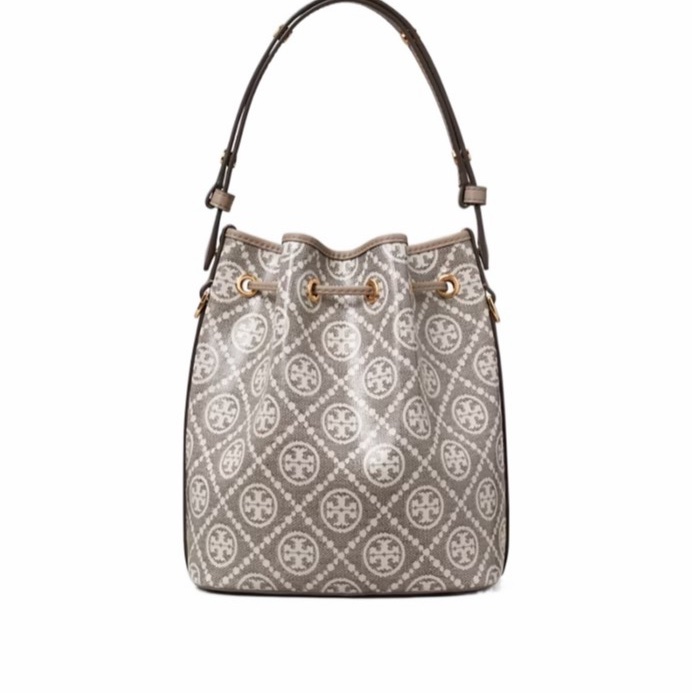 Tory Burch 女士 圖案塗層提花水桶包均碼碼17.9cm*11.7cm*21.2cm-4