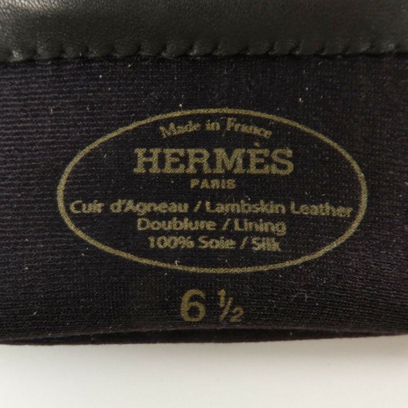 HERMES 羊皮皮革Gloves手袋-4