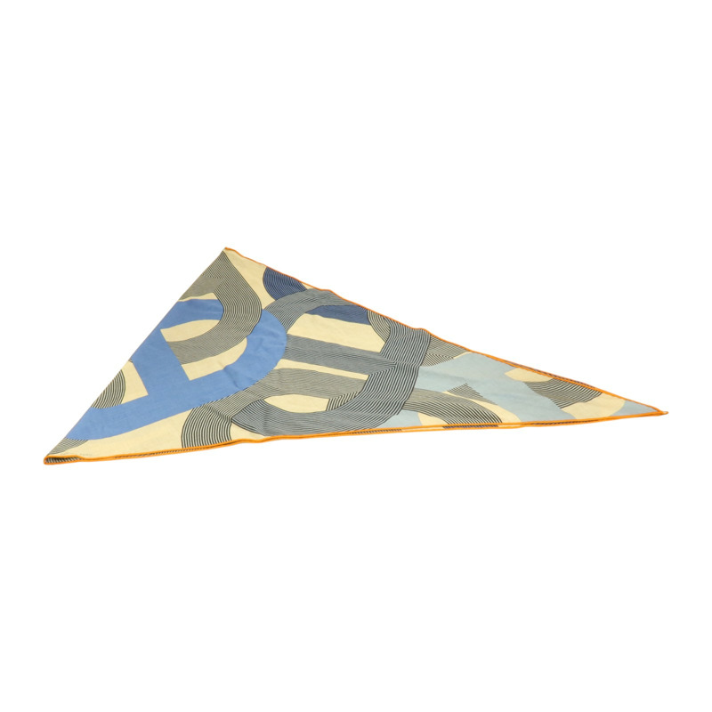 HERMES 羊絨/絲質Giant Triangle Scarf 208x83cm圍巾-1