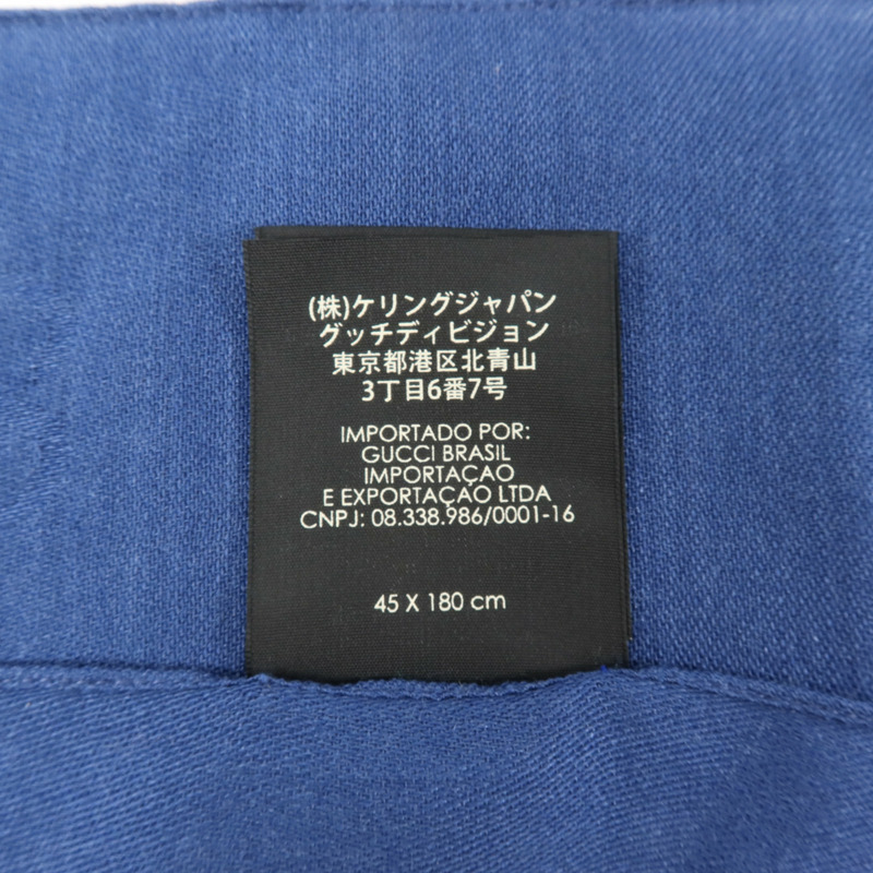 GUCCI 羊毛/絲質Scarf 45X180cm絲巾-6