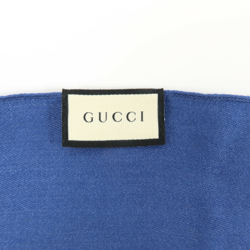 GUCCI 羊毛/絲質Scarf 45X180cm絲巾-7