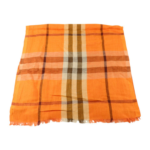 BURBERRY 絲質/麻質Scarf 180x50cm絲巾