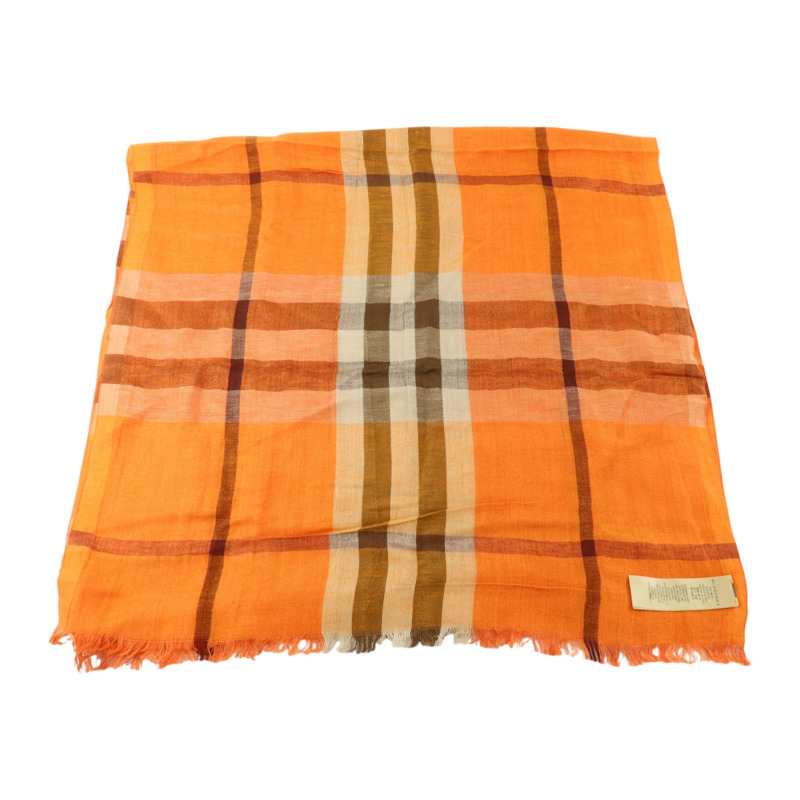 BURBERRY 絲質/麻質Scarf 180x50cm絲巾-2