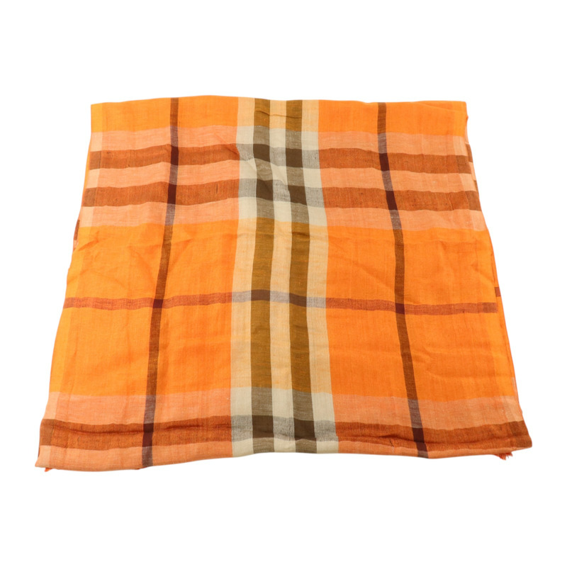 BURBERRY 絲質/麻質Scarf 180x50cm絲巾-3