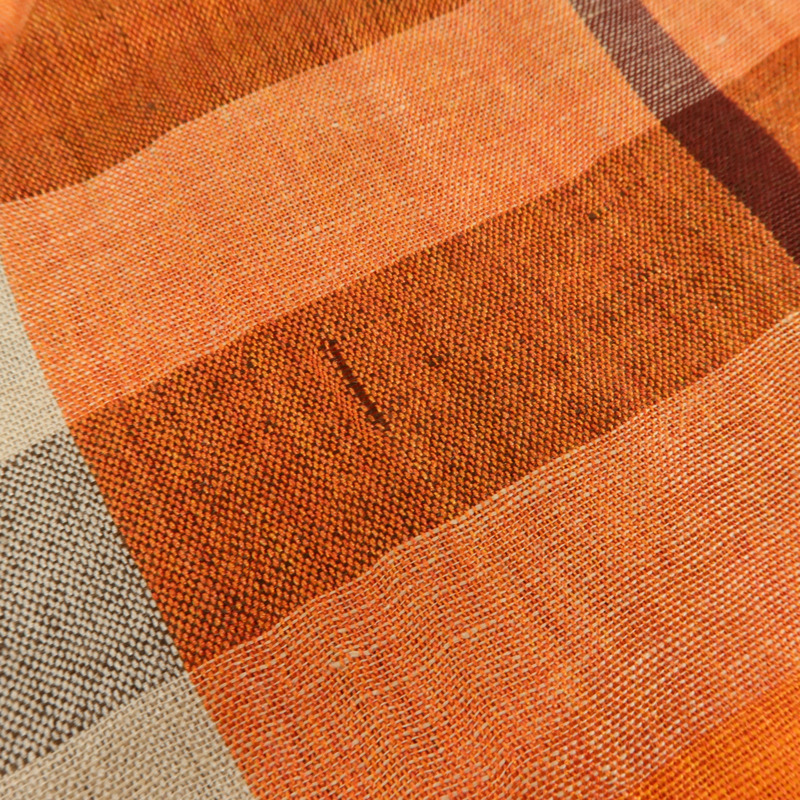 BURBERRY 絲質/麻質Scarf 180x50cm絲巾-9