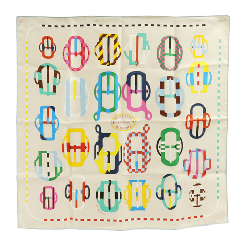 HERMES 絲質Scarf 60x60cm絲巾