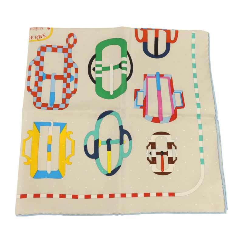 HERMES 絲質Scarf 60x60cm絲巾-4