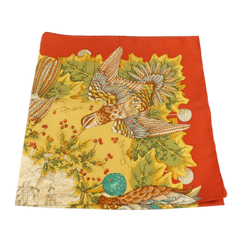 Salvatore Ferragamo 絲質Scarf 90x90cm絲巾-1