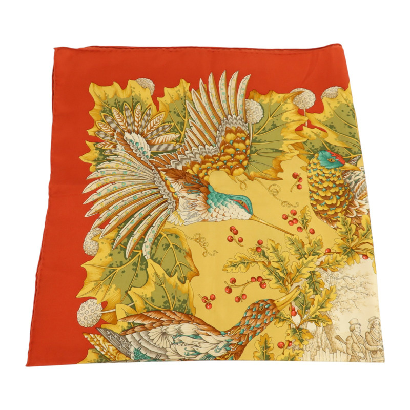 Salvatore Ferragamo 絲質Scarf 90x90cm絲巾-2
