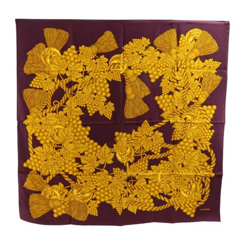 CHANEL 絲質Scarf 90x90cm絲巾