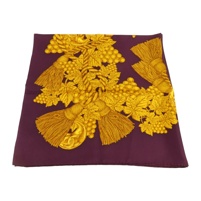 CHANEL 絲質Scarf 90x90cm絲巾-4