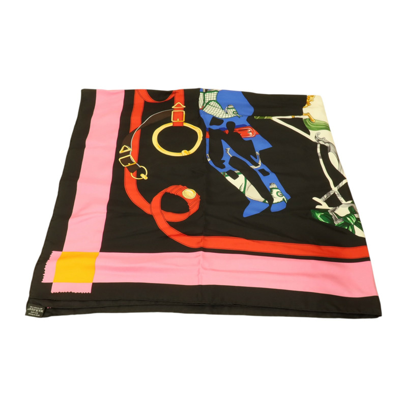 HERMES 絲質Scarf 140x140cm絲巾-1