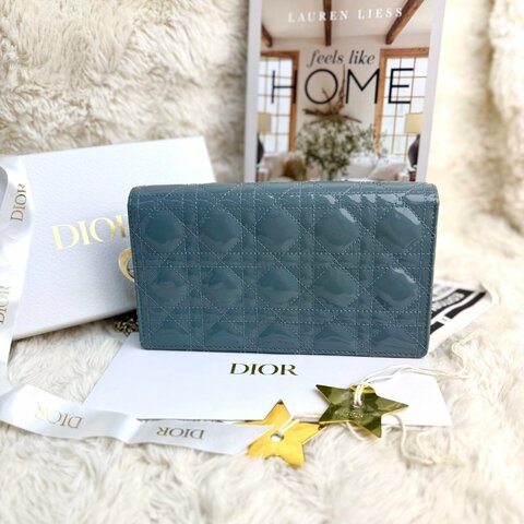 Dior lady Woc 青藍色 湖水綠