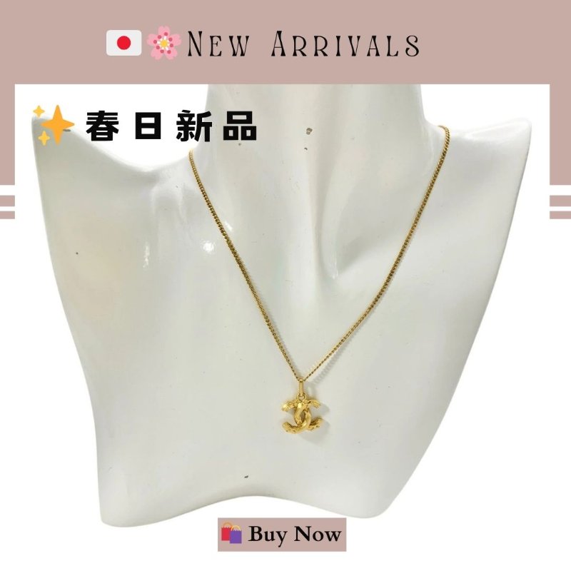 🛍️🎁 26 🔥 5月新品【預訂】 💘 香奈兒 Chanel 金色蝴蝶結頸鏈 🔥 香奈兒熱賣款 香奈兒經典款頸鏈 CHANEL NECKLACE-4