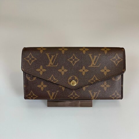 LV M62234  老花拼粉信封長夾