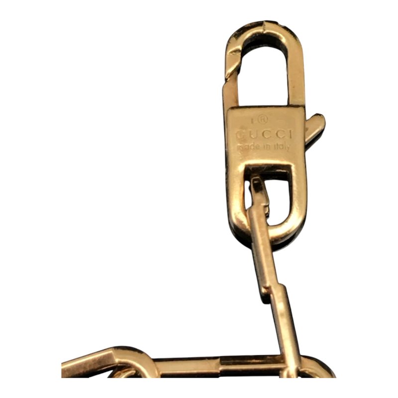 GUCCI黃K link to love手鍊/17cm-4