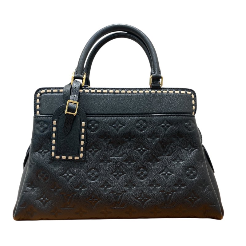 LOUIS VUITTON 路易威登 M41491 BLACK VOSGES MM 手提肩背包 皮革 黑色 金釦-1