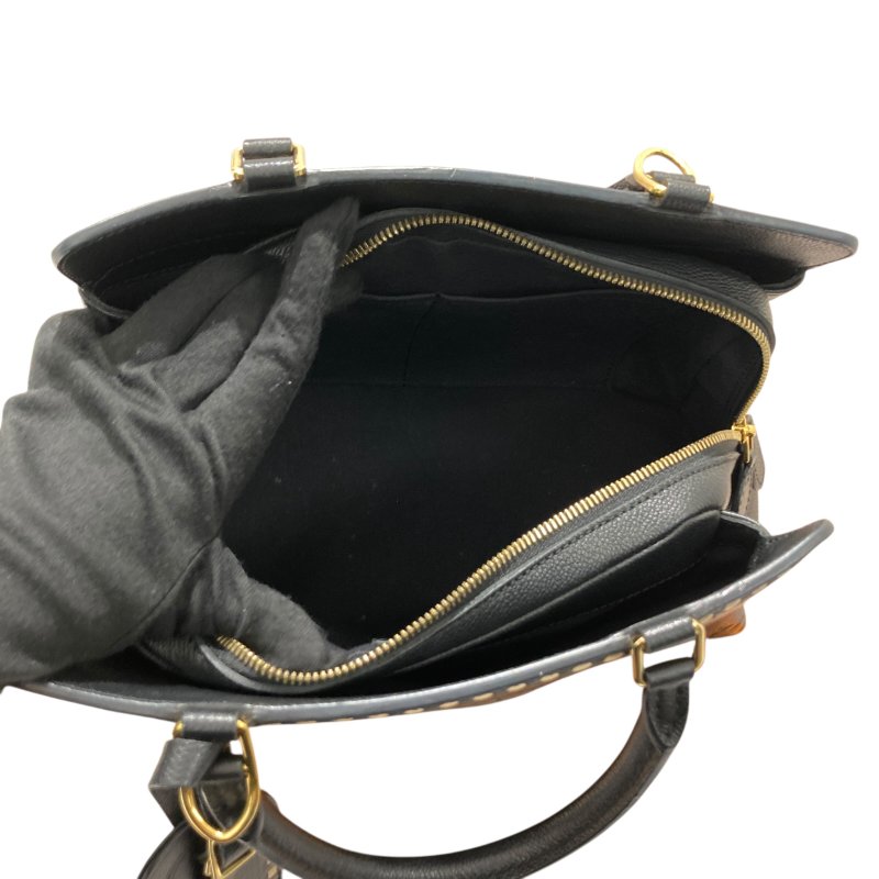 LOUIS VUITTON 路易威登 M41491 BLACK VOSGES MM 手提肩背包 皮革 黑色 金釦-11