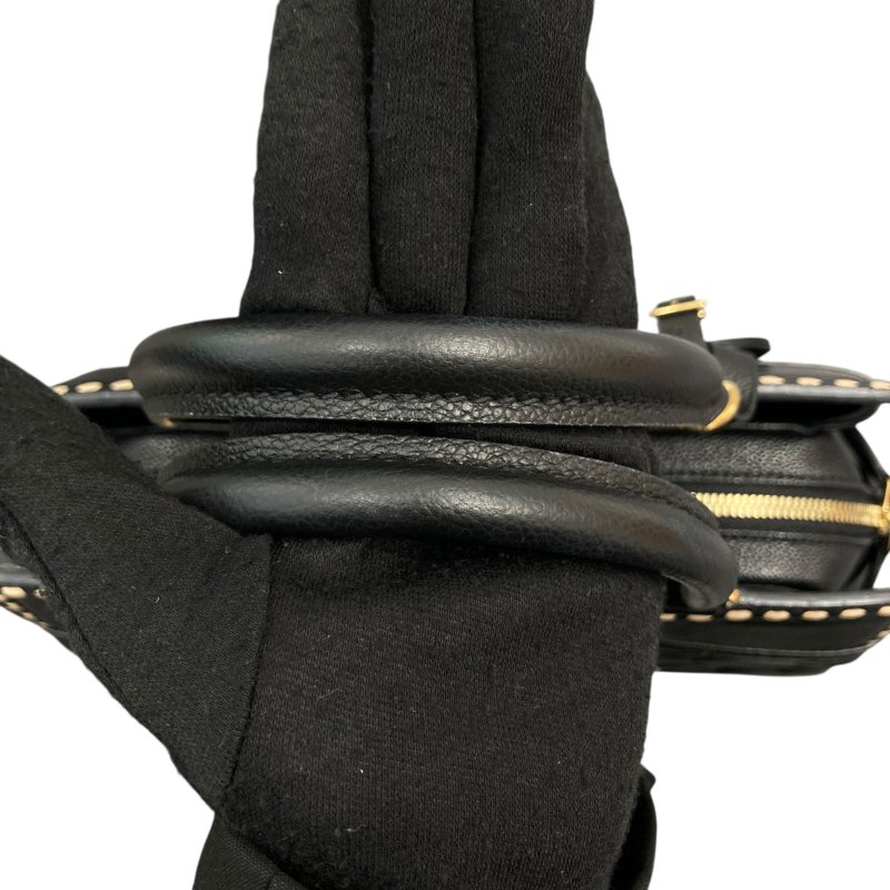 LOUIS VUITTON 路易威登 M41491 BLACK VOSGES MM 手提肩背包 皮革 黑色 金釦-12