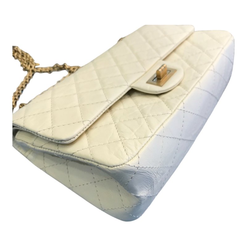 CHANEL 白金菱格紋2.55鍊包/23cm-6