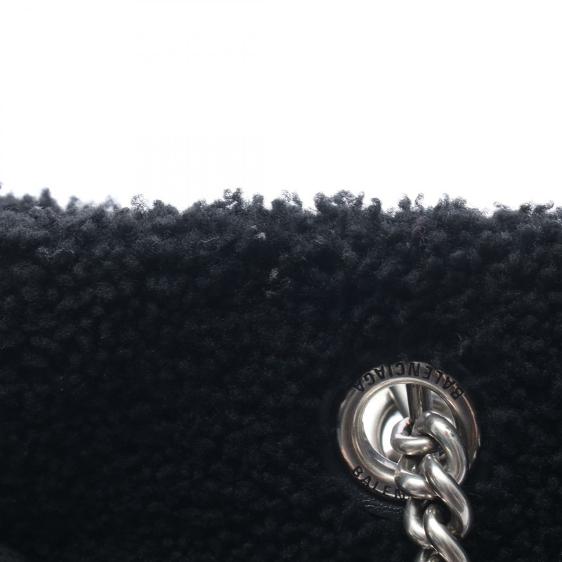 PRADA 免稅店小號單肩手提包,皮革材質,黑色/白色,二手,女士款,帶品牌標識-7