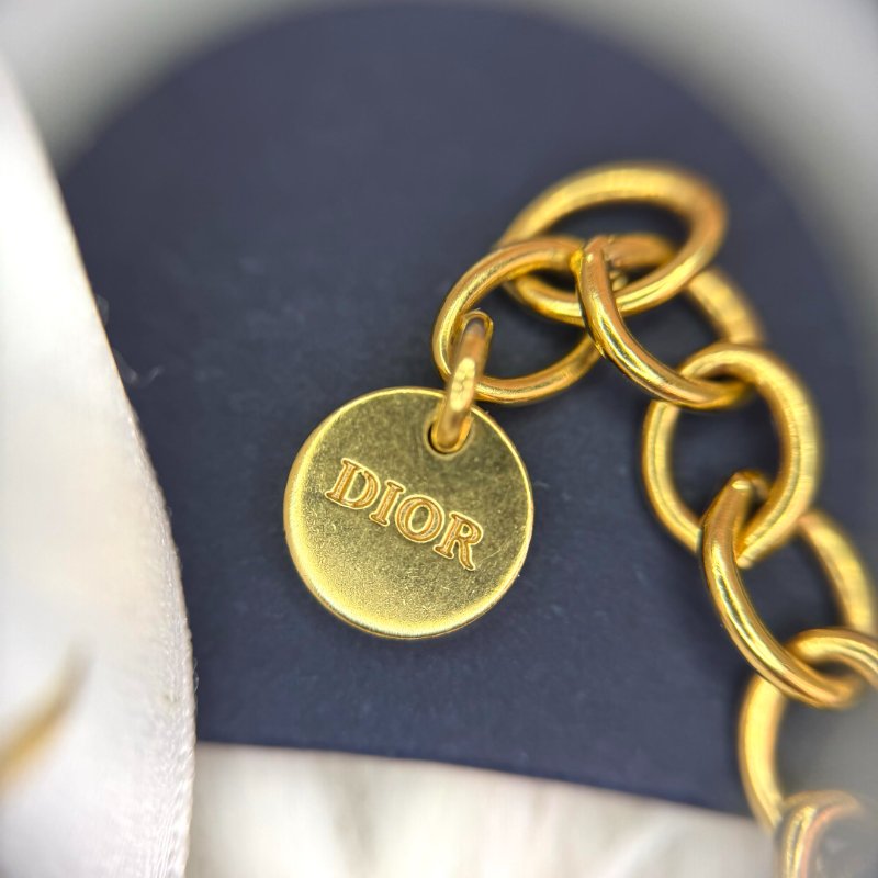 Dior 金色雙層手鏈愛心 CD-2