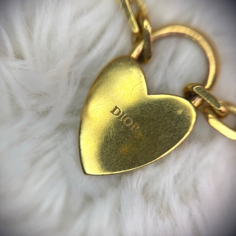 Dior 金色雙層手鏈愛心 CD-3