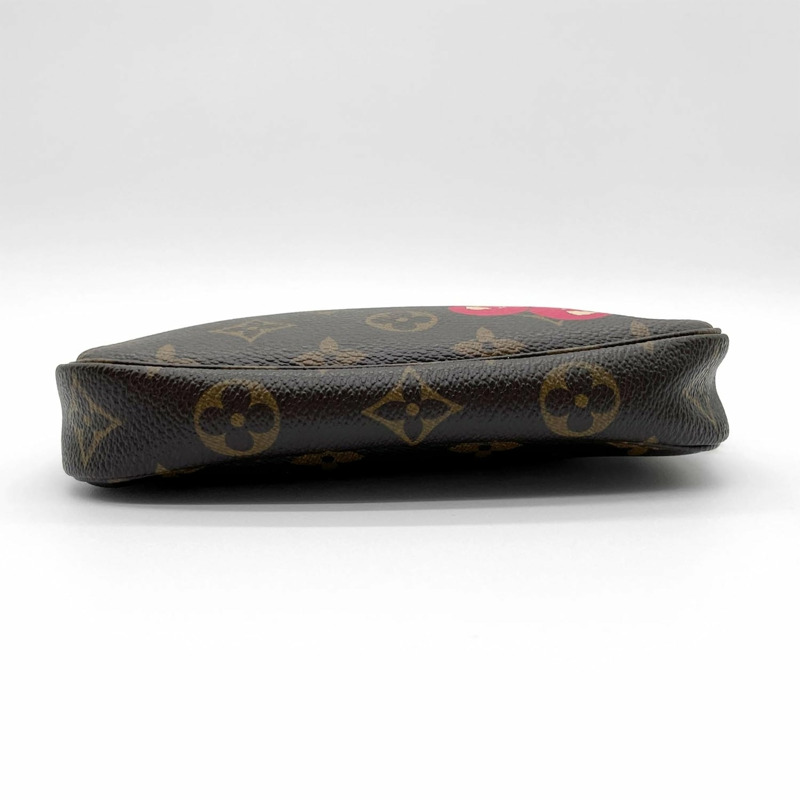 路易威登 (LOUIS VUITTON) Pochette Accessoires Monogram Cherry 手袋 Takashi Murakami 聯名款 M95008 塗層帆布棕色 女士款-4
