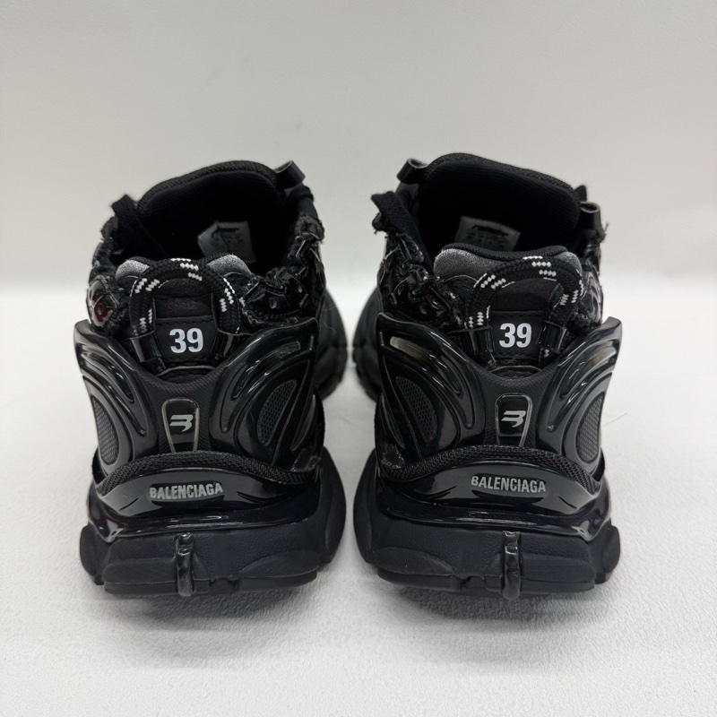 Balenciaga巴黎世家 Runner 黑色漆皮 男款 黑色39碼-4