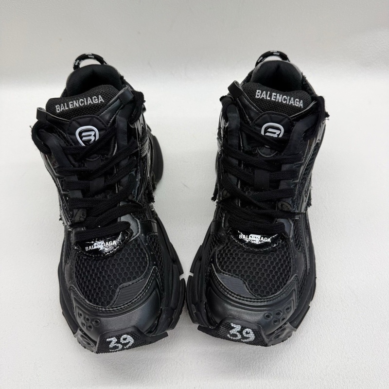 Balenciaga巴黎世家 Runner 黑色漆皮 男款 黑色39碼-8
