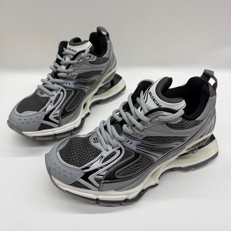 Balenciaga巴黎世家 X-Pander 網布做舊低幫 灰棕色 36碼-0