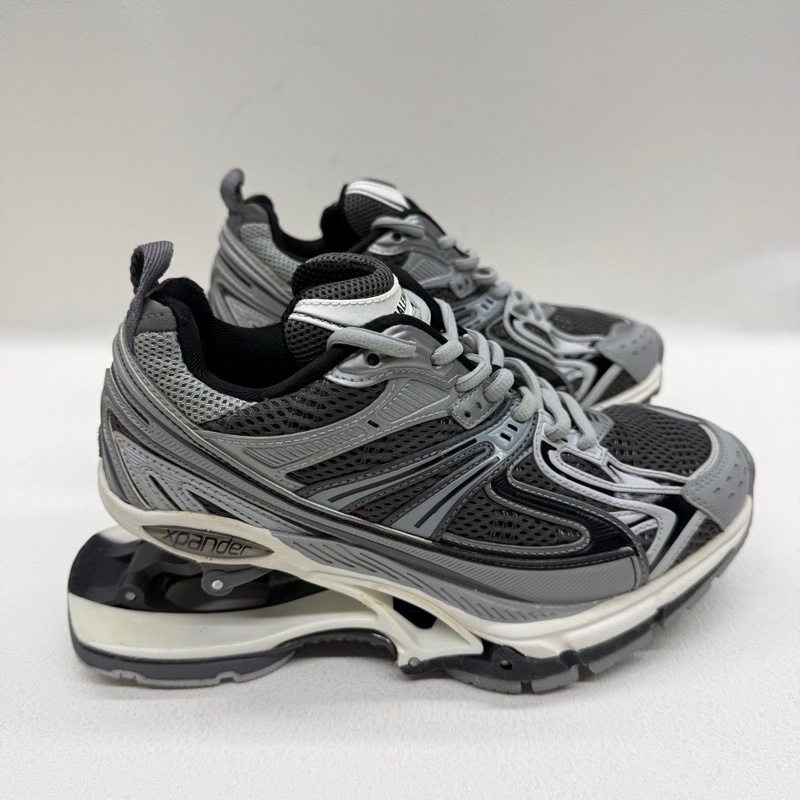 Balenciaga巴黎世家 X-Pander 網布做舊低幫 灰棕色 36碼-3