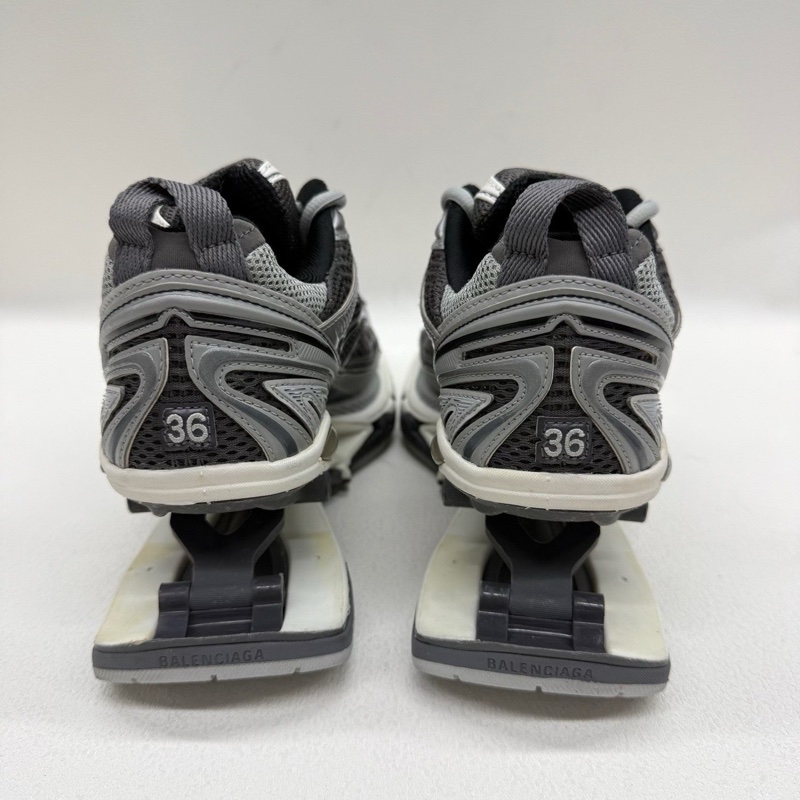 Balenciaga巴黎世家 X-Pander 網布做舊低幫 灰棕色 36碼-13