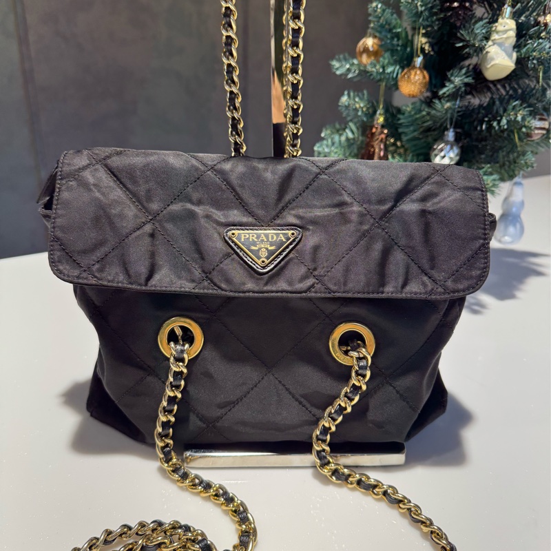 Prada 降落傘鏈條包-4